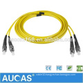 LC SC FC MU MTP MPO MTRJ E2000 Om3 Om4 Fiber Optic Patch Cord , OEM Factory Single & Multimode Fiber Optical